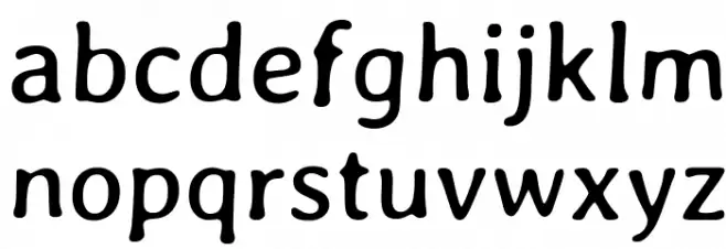 Averia Gruesa Libre フォント 小文字