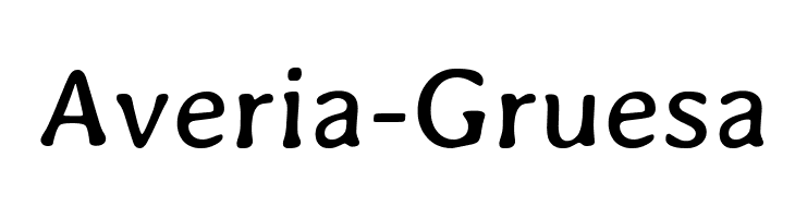 Averia-Gruesa Font