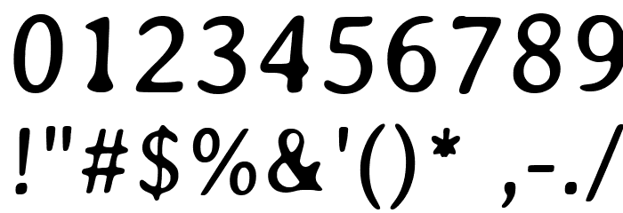 Averia-Gruesa Font OTHER CHARS