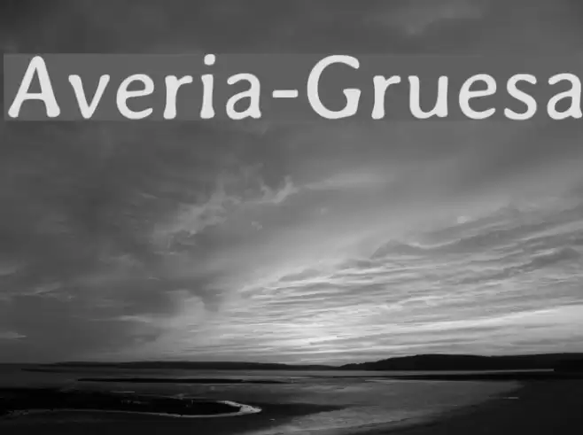 Averia-Gruesa  examples