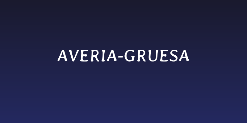 Averia-Gruesa Social Header
