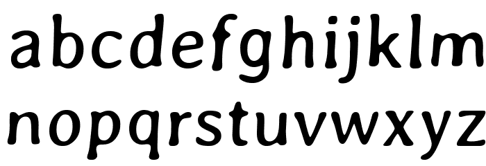 Averia-Gruesa Font LOWERCASE