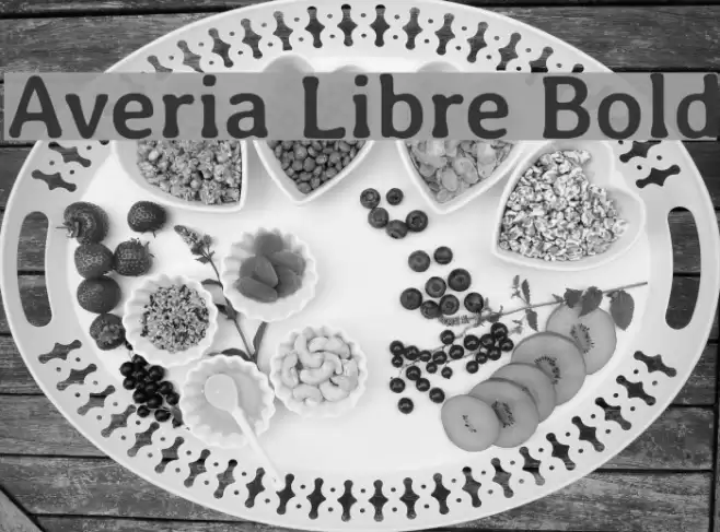 Averia Libre Bold Font examples