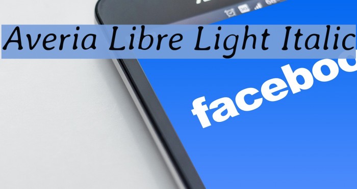 Averia Libre Light Italic Font examples