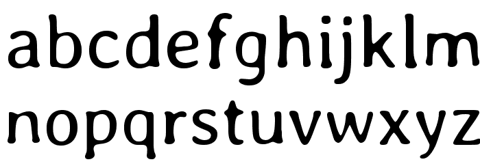 Averia Libre Light Font LOWERCASE