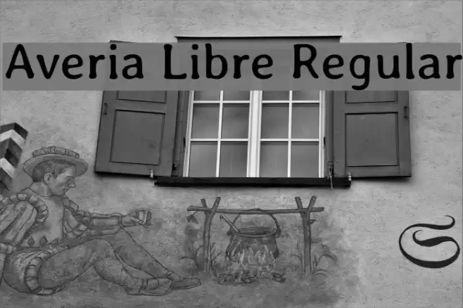 Averia Libre Regular Font examples