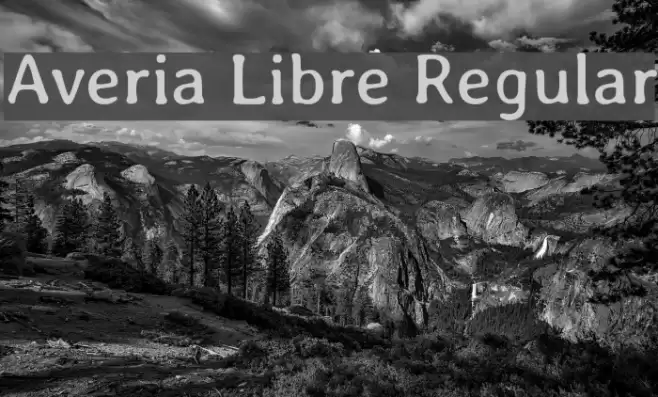Averia Libre Regular Font examples