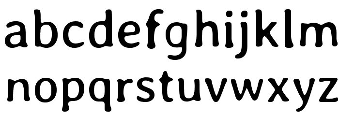 Averia Libre Regular Font LOWERCASE