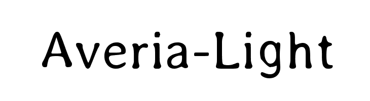 Averia-Light Font