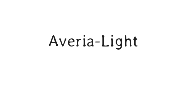 Averia-Light Logo