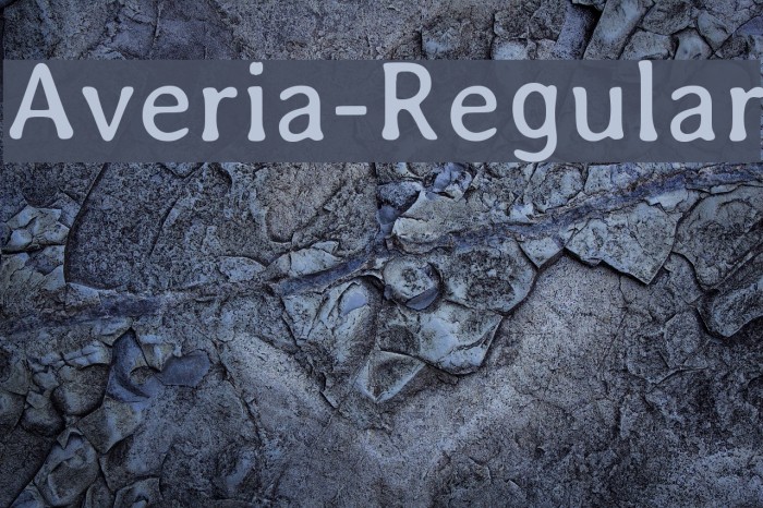 Averia-Regular Font examples