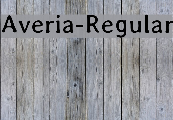 Averia-Regular Font examples
