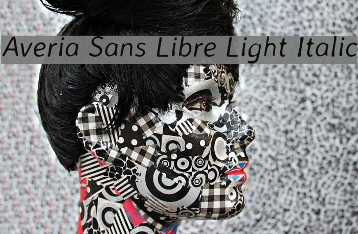 Averia Sans Libre Light Italic Font examples