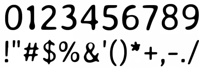 Averia Sans Libre Light Font OTHER CHARS