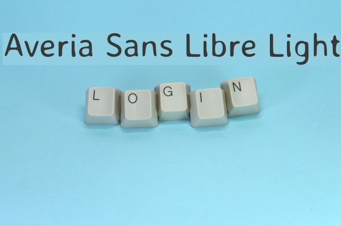 Averia Sans Libre Light Font examples