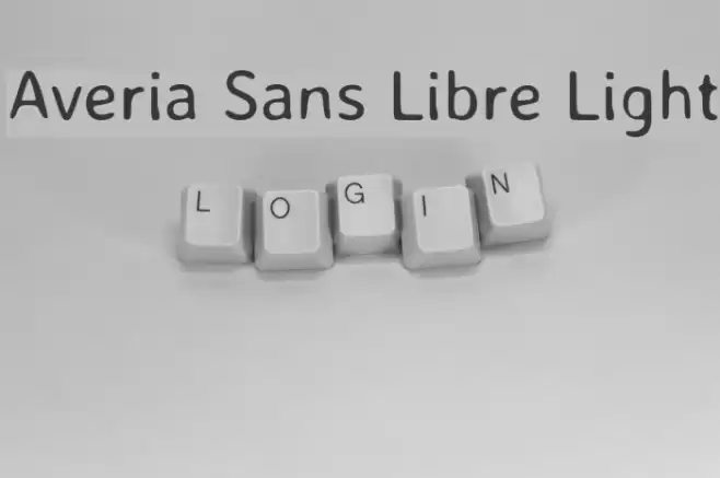 Averia Sans Libre Light Font examples