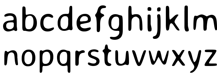 Averia Sans Libre Light Font LOWERCASE