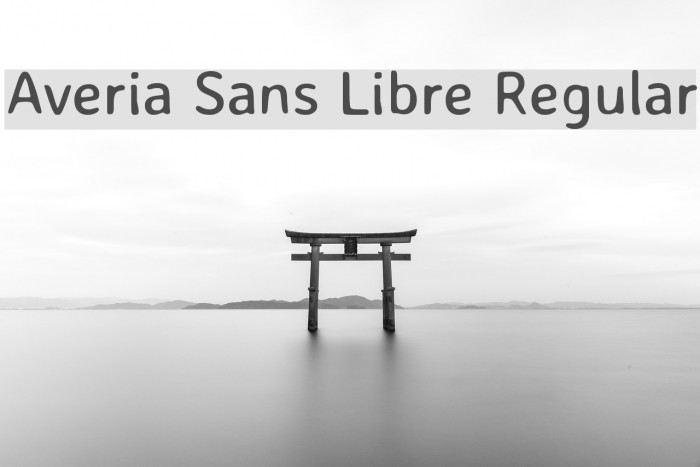 Averia Sans Libre Regular Font examples