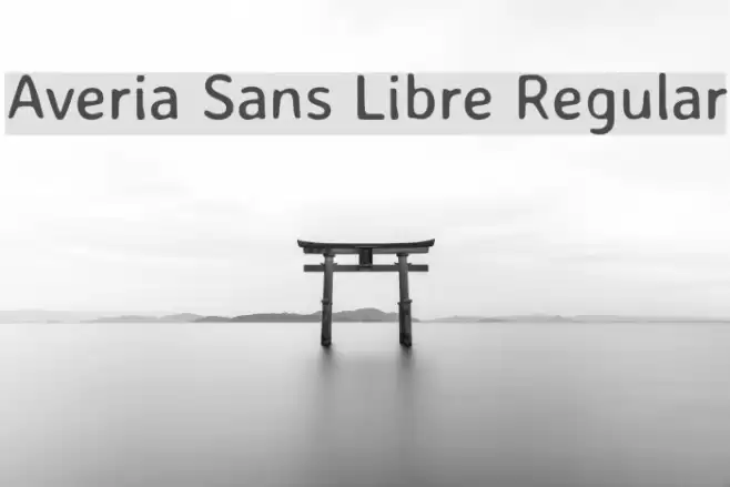 Averia Sans Libre Regular フォント examples
