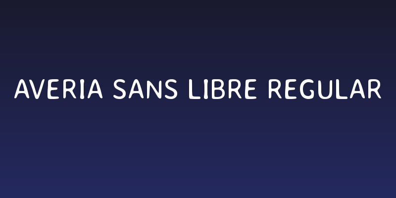 Averia Sans Libre Regular Social Header