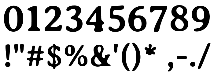 Averia Serif GWF Bold Font OTHER CHARS