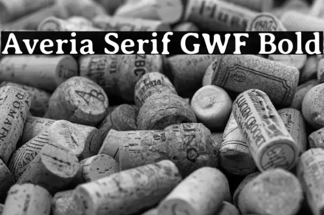 Averia Serif GWF Bold Example 2