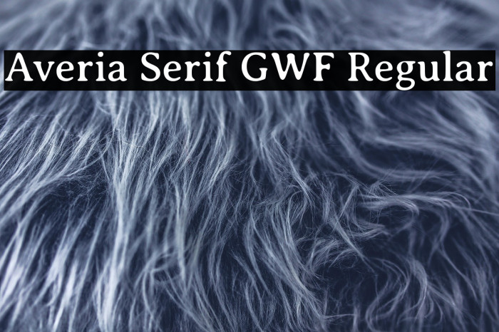 Averia Serif GWF Regular Example 2