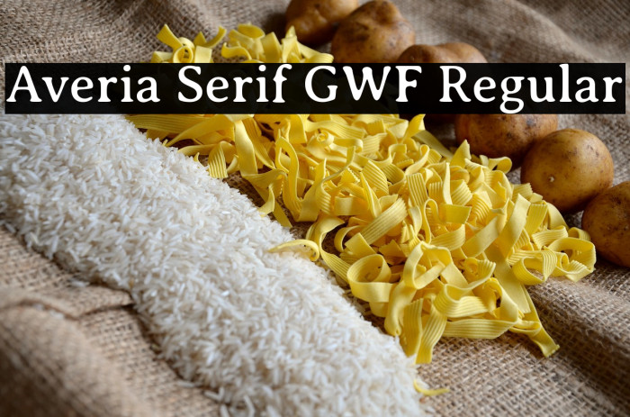 Averia Serif GWF Regular Example 3