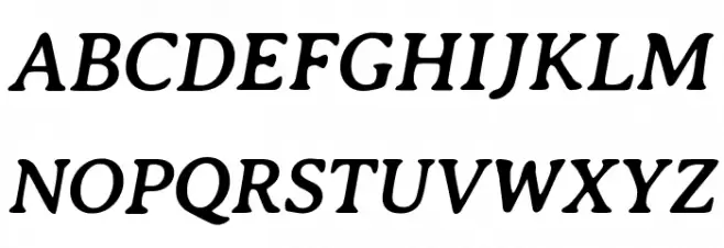 Averia Serif Libre Bold Italic خط أحرف كبيرة