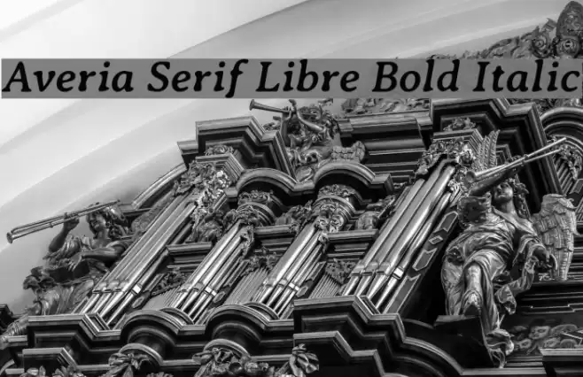 Averia Serif Libre Bold Italic Шрифта examples
