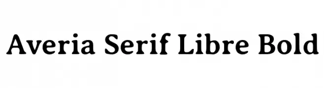 Averia Serif Libre Bold  تنزيل الخطوط