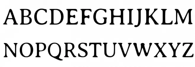 Averia Serif Libre Light Fuentes MAYÚSCULAS