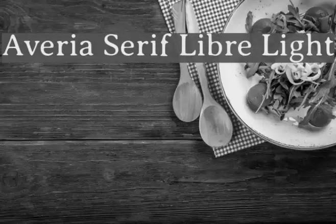 Averia Serif Libre Light  examples