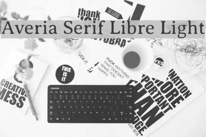 Averia Serif Libre Light  examples