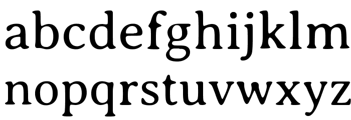 Averia Serif Libre Light फ़ॉन्ट लोअरकेस