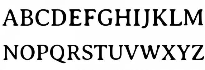 Averia Serif Libre Regular フォント 大文字