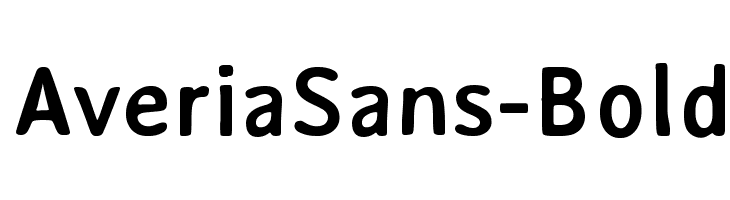 AveriaSans-Bold Font