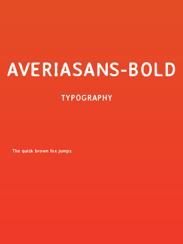 AveriaSans-Bold Poster