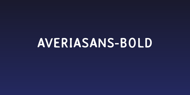 AveriaSans-Bold Social Header