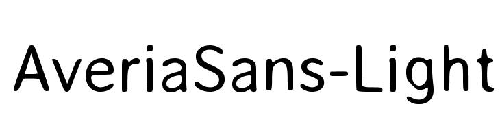 AveriaSans-Light Font