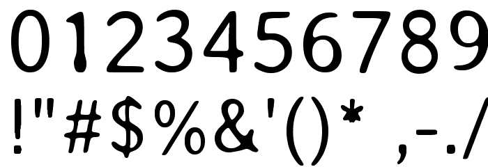 AveriaSans-Light Font OTHER CHARS