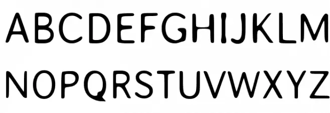 AveriaSans-Light 字体 大写