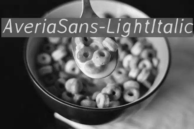 AveriaSans-LightItalic Example 3