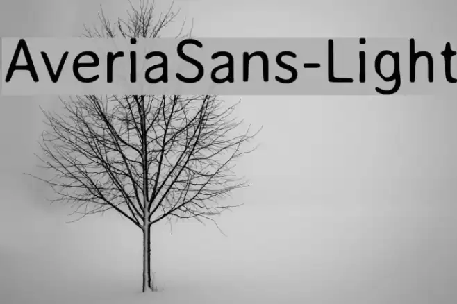 AveriaSans-Light examples
