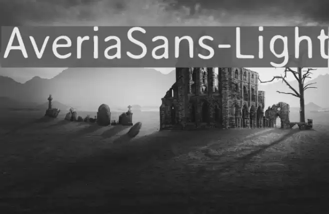 AveriaSans-Light examples