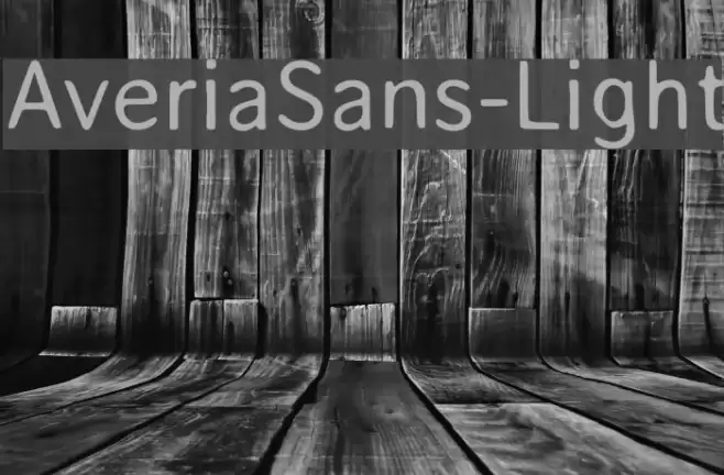 AveriaSans-Light examples