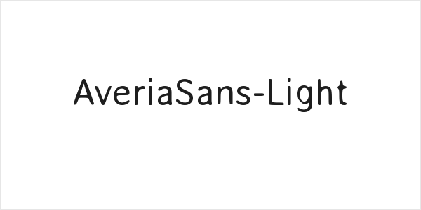 AveriaSans-Light Logo