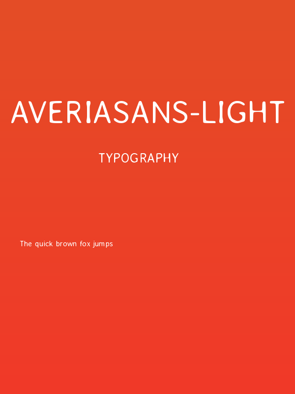 AveriaSans-Light Poster