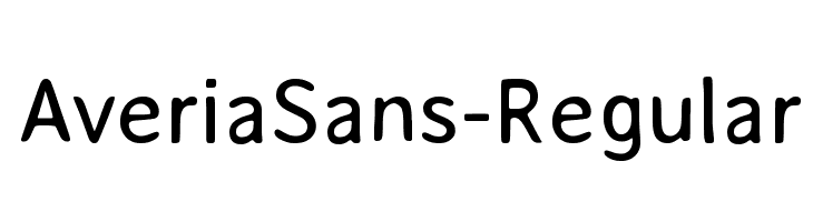 AveriaSans-Regular Font