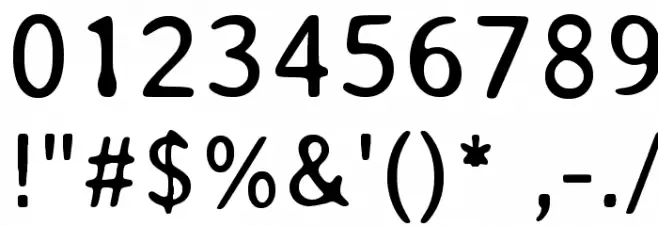 AveriaSans-Regular Font OTHER CHARS